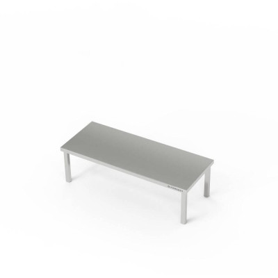 Nerezový nástavec na stůl 4 nohy 100x30x60 cm | FORGAST
