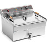 Elektrická fritéza 1-komorová 30 l, 6 kW, studená zóna | FORGAST FG09018