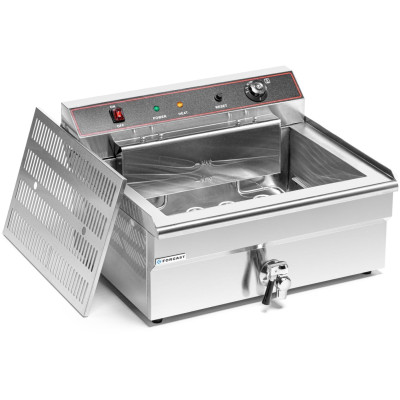 Elektrická fritéza 1-komorová 30 l, 6 kW, studená zóna | FORGAST FG09018