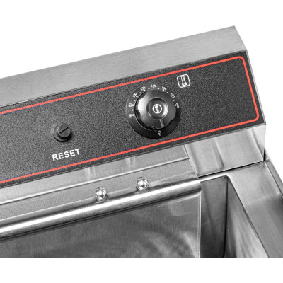 Elektrická fritéza 1-komorová 30 l, 6 kW, studená zóna | FORGAST FG09018
