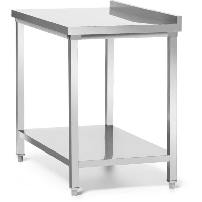 Nástěnný stolek s policí 60x60x85 cm přišroubovaný | FORGAST FG15330