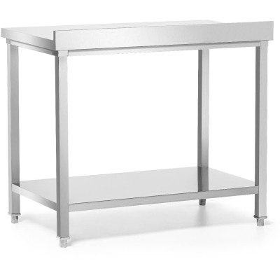 Nástěnný stolek s policí 60x60x85 cm přišroubovaný | FORGAST FG15330