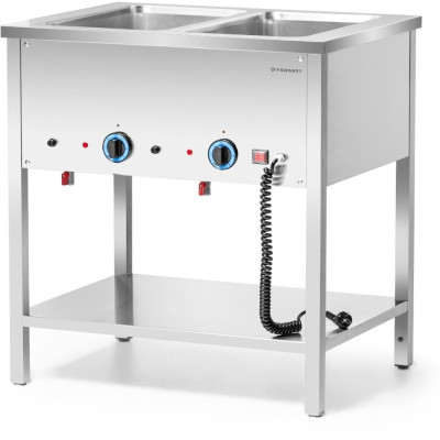 Bemar elektrický volně stojící 2xGN 1/1, 1,6 kW, 230 V | FORGAST FG09462