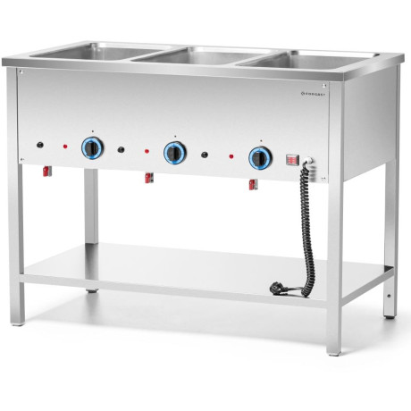 Bemar elektrický volně stojící 3xGN 1/1, 2,4 kW, 230 V | FORGAST FG09463