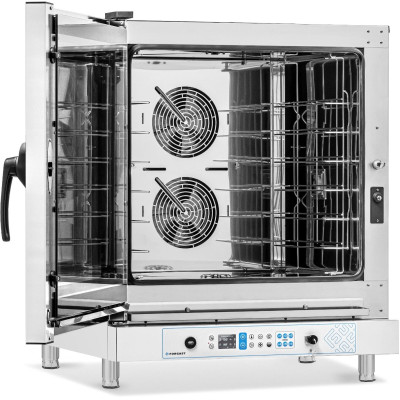 Elektrický konvektomat 6 GN 1/1 nebo 6 zásobníků 60x40 cm, 10.5 kW | FORGAST FG09523
