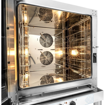 Elektrický konvektomat 6 GN 1/1 nebo 6 zásobníků 60x40 cm, 10.5 kW | FORGAST FG09522