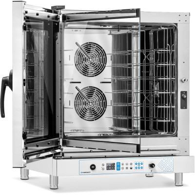 Elektrický konvektomat 6 GN 1/1 nebo 6 zásobníků 60x40 cm, 10.5 kW | FORGAST FG09523