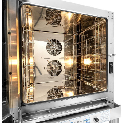 Elektrický konvektomat 6 GN 1/1 nebo 6 zásobníků 60x40 cm, 10.5 kW | FORGAST FG09523