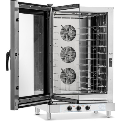 Elektrický konvektomat 10 GN 1/1 nebo 10 zásobníků 60x40 cm, 15.8 kW | FORGAST FG09520
