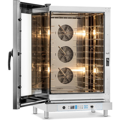 Elektrický konvektomat 10 GN 1/1 nebo 10 zásobníků 60x40 cm, 15.8 kW | FORGAST FG09521