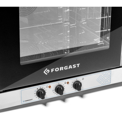 Elektrický konvektomat 10 GN 1/1 nebo 10 zásobníků 60x40 cm, 15.8 kW | FORGAST FG09520