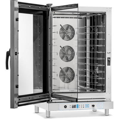 Elektrický konvektomat 10 GN 1/1 nebo 10 zásobníků 60x40 cm, 15.8 kW | FORGAST FG09521