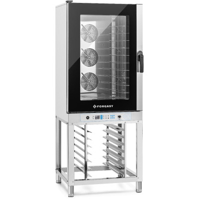 Elektrický konvektomat 10 GN 1/1 nebo 10 zásobníků 60x40 cm, 15.8 kW | FORGAST FG09521