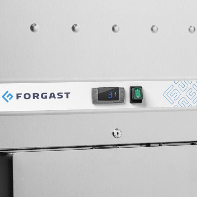 Mrazicí skříň 1-dveřová 600 l, z nerezové oceli | FORGAST FG08172