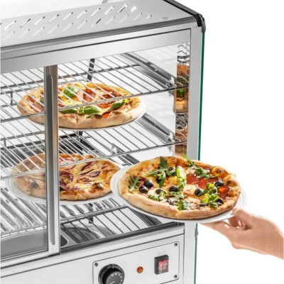 Vitrína výstavní vyhřívaná prosklená 120 l, 1.1 kW | FORGAST FG09642