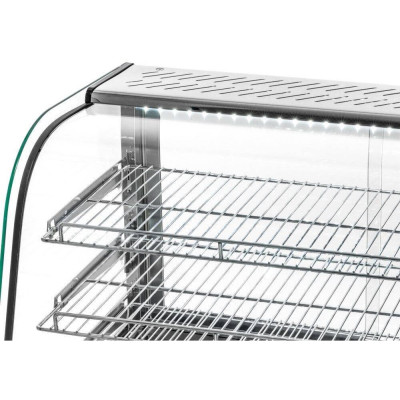 Vitrína výstavní vyhřívaná prosklená 120 l, 1.1 kW | FORGAST FG09642