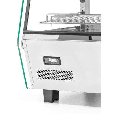 Vitrína výstavní vyhřívaná prosklená 120 l, 1.1 kW | FORGAST FG09642