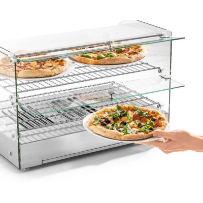 Vitrína ohřívací 2-úrovňová, 45 l, 0.8 kW | FORGAST FG09624