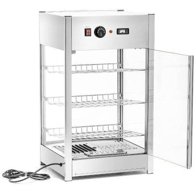 Vyhřívaná vitrína na pizzu 3-úrovňová, 97 l, 0.8 kW | FORGAST FG09603