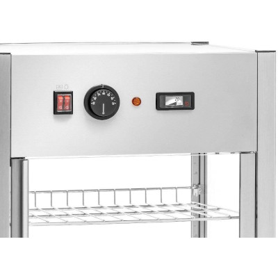 Vyhřívaná vitrína na pizzu 3-úrovňová, 97 l, 0.8 kW | FORGAST FG09603