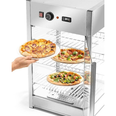 Vyhřívaná vitrína na pizzu 3-úrovňová, 97 l, 0.8 kW | FORGAST FG09603