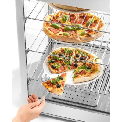 Vyhřívaná vitrína na pizzu 3-úrovňová, 97 l, 0.8 kW | FORGAST FG09603