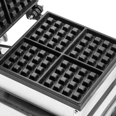 Elektrický vaflovač 4x4 jednoduchý, 1.6 kW, 230 V | FORGAST FG09706
