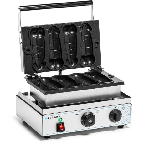Elektrický vaflovač typ P na 4 vafle, 1.55 kW, 230 V | FORGAST FG09709