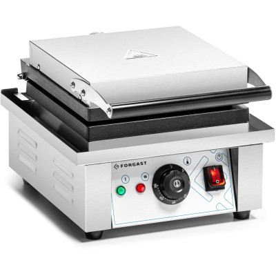 Elektrická vaflovač obdélníková na 2 vafle 4x6, 1.75 kW, 230 V | FORGAST FG09713