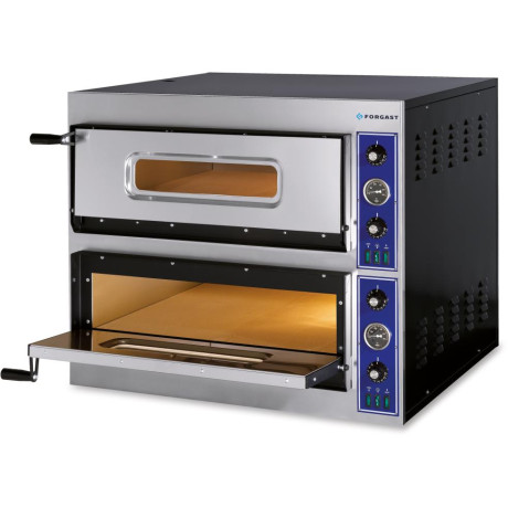 Pec na pizzu 2-komorový, 2x4x33 cm, 8.4 kW, 400 V | FORGAST FG09560