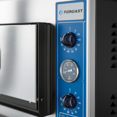 Pec na pizzu 2komorová, 2x4x36 cm, 12 kW, 400 V | FORGAST FG09566