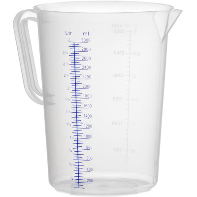 Odměrka, HENDI, 3L, ⌀160x(H)240mm