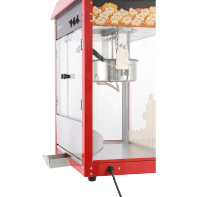 Stroj na výrobu popcornu, HENDI, Červená, 230V/1155W, 560x420x(H)760mm