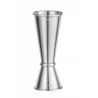 Odměrka Jigger 20/40 ml, BarUp, 0,04L, Stříbrná, ⌀42x(H)100mm, Kulatý