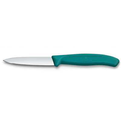 Nůž na zeleninu hladký, Victorinox, Zelená, (L)190mm