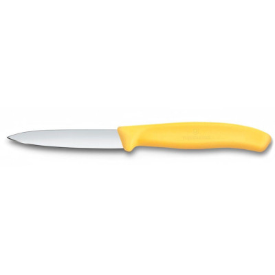 Nůž na zeleninu hladký, Victorinox, Žlutá, (L)190mm