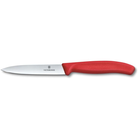 Nůž na zeleninu hladký, Victorinox, Červená, (L)212mm