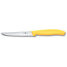 Nůž na steak a pizzu, Victorinox, Žlutá, (L)222mm