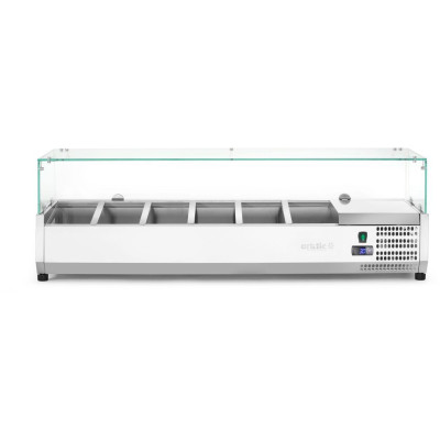 Chladicí zásobník GN 1/3, Arktic, 6x GN 1/3, 230V/180W, 1405x420x(H)456mm