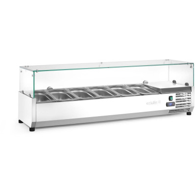 Chladicí zásobník GN 1/3, Arktic, 6x GN 1/3, 230V/180W, 1405x420x(H)456mm