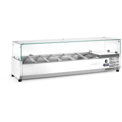Chladicí zásobník GN 1/3, Arktic, 6x GN 1/3, 230V/180W, 1405x420x(H)456mm