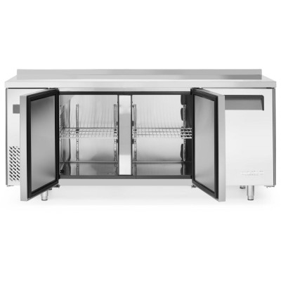 Třídveřový chladicí stůl s postranními jednotkami, Arktic, Kitchen Line, 291L, 230V/270W, 1800x600x(H)886mm