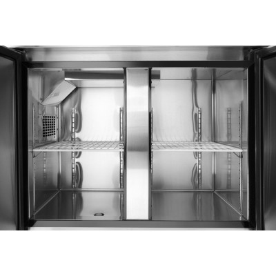 Dvoudveřový chladicí stůl s postranními jednotkami, Arktic, Kitchen Line, 166L, 230V/300W, 1200x600x(H)886mm