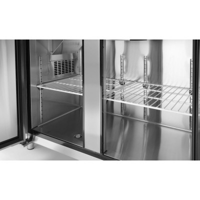 Dvoudveřový chladicí stůl s postranními jednotkami, Arktic, Kitchen Line, 166L, 230V/300W, 1200x600x(H)886mm