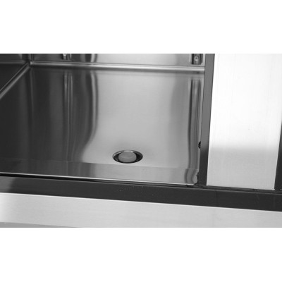 Dvoudveřový chladicí stůl s postranními jednotkami, Arktic, Kitchen Line, 166L, 230V/300W, 1200x600x(H)886mm