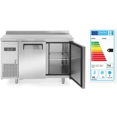 Dvoudveřový chladicí stůl s postranními jednotkami, Arktic, Kitchen Line, 166L, 230V/300W, 1200x600x(H)886mm