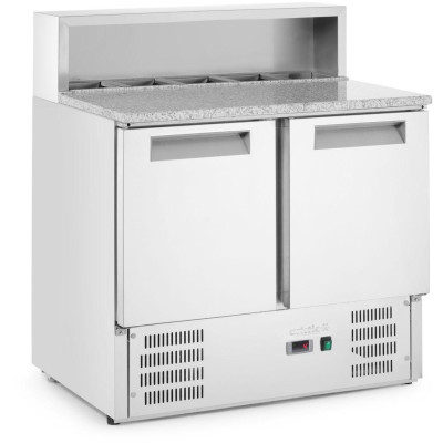 Chladicí stoly s nástavbou a žulovou deskou, Arktic, 247L, 230V/145W, 900x700x(H)1070mm