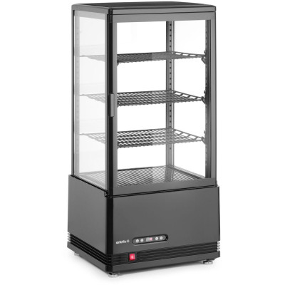 Chlazená skříň displeje, 78 l, Arktic, černá, 230V/170W, 444x397x(H)940mm