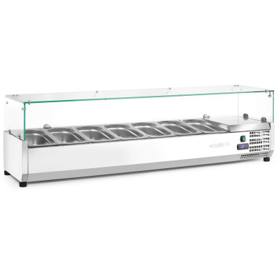 Chladicí zásobník GN 1/4, Arktic, 7 x GN 1/4, 230V/180W, 1505x335x(H)460mm