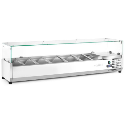Chladicí zásobník GN 1/4, Arktic, 7 x GN 1/4, 230V/180W, 1505x335x(H)460mm